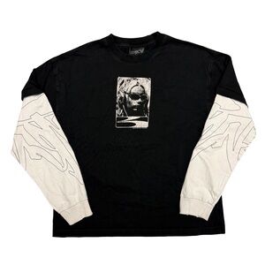 Basement Studios 2023 Shades Graphic T-Shirt Long Sleeve Combo Black Medium